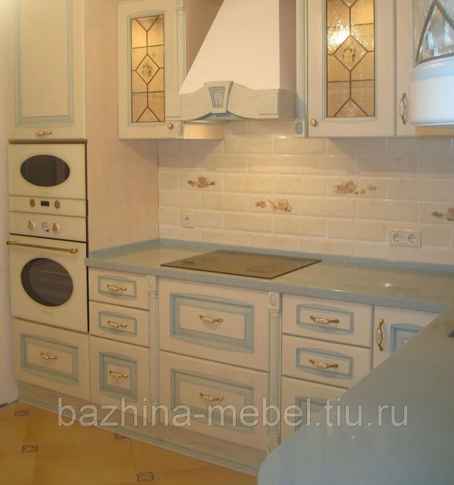Столешница в кухне Corian, цвет Aqua-2